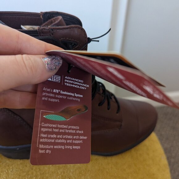 Ariat Brown Paddock Leather Riding Boots Performer III Size 9.5B NWT - Picture 4 of 12